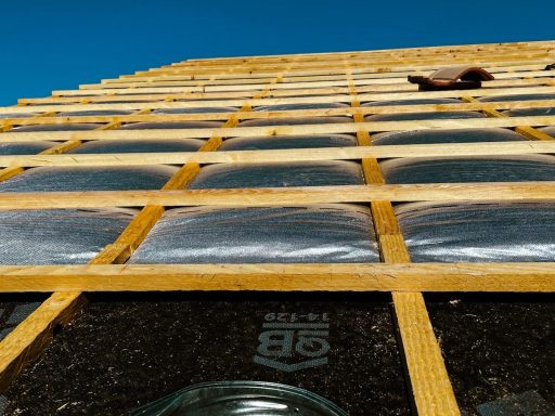 a close-up of a roof